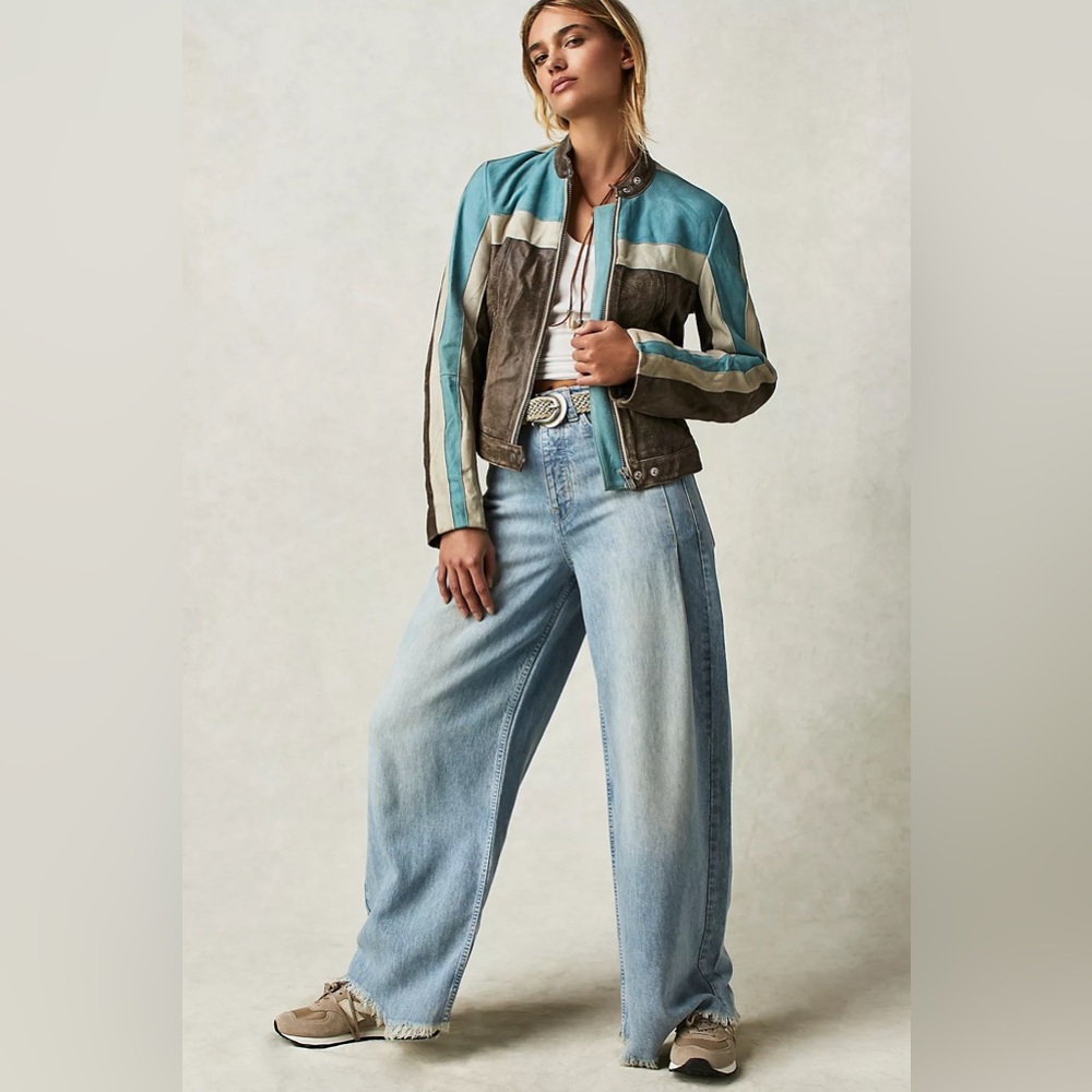 Free People We The Free Fast Lane Moto Jacket - Picture 8 of 16